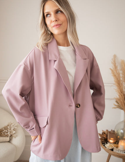 Bomber Blazer Smooth Old Pink - Jacket