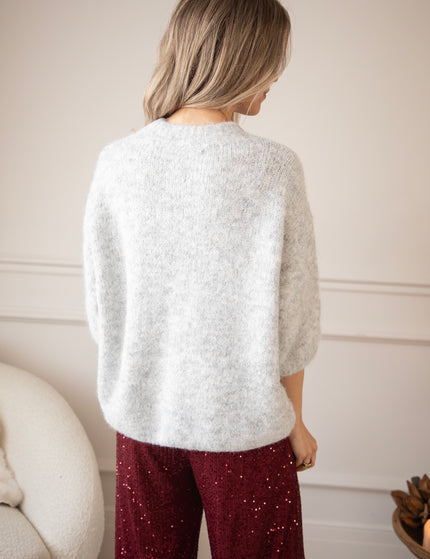 Pullover - Baggy Babette - Hellgrau