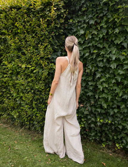 Wander Linen  Beige - Jumpsuit