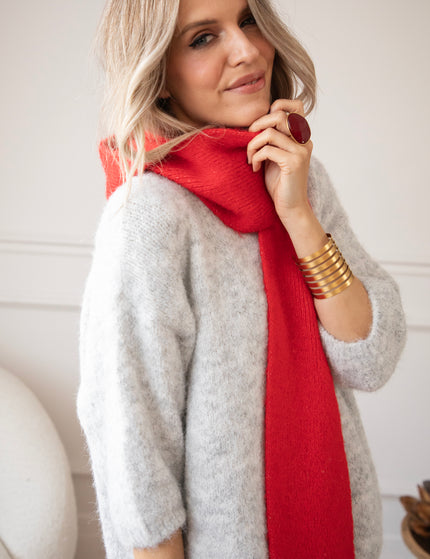 Schal - Face The Cold - Rot