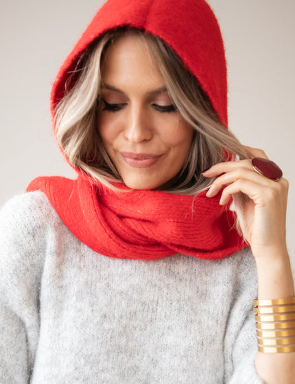 Schal - Face The Cold - Rot
