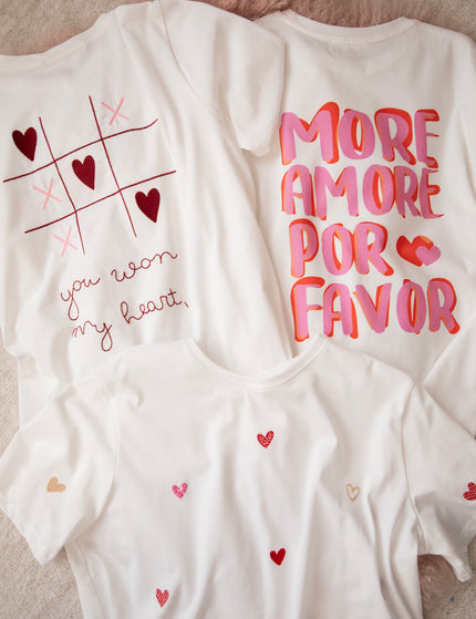 All Kinds Of Hearts White - T-Shirt