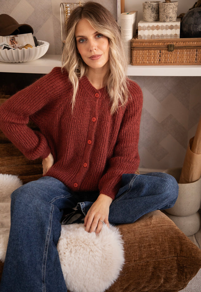 Feyre Wine - Cardigan