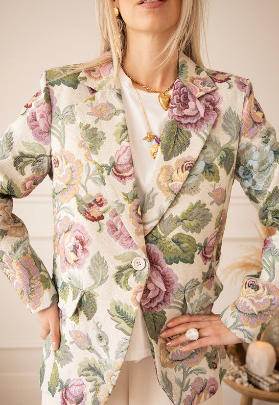 Blazer - Rosy Belle - Grün/Pink