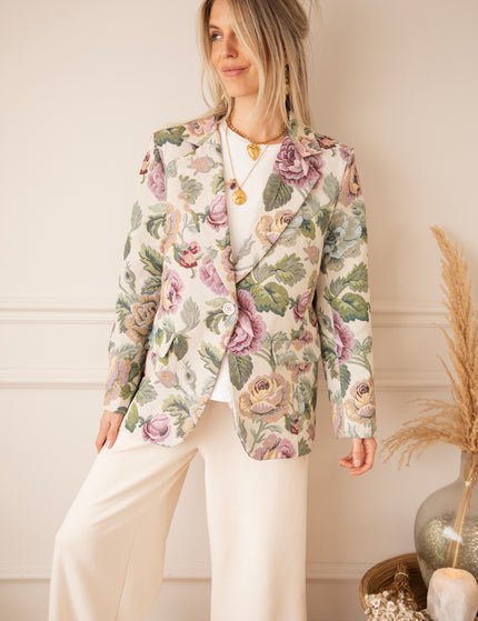 Rosy Belle Green/Pink - Blazer