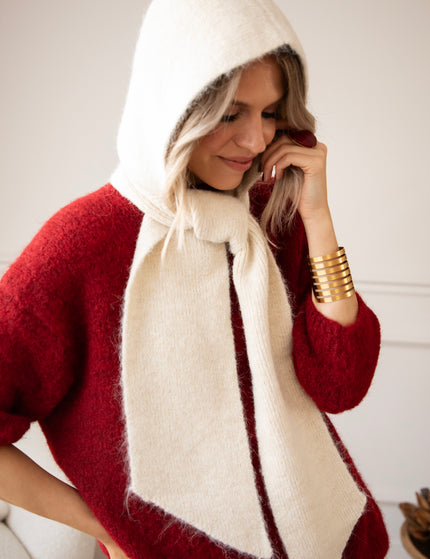 Face The Cold Beige - Scarf