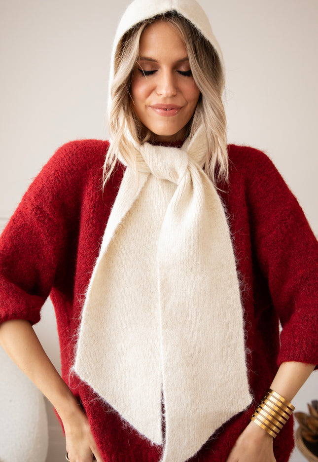 Face The Cold Beige - Scarf