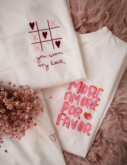 You Won My Heart White - T-Shirt