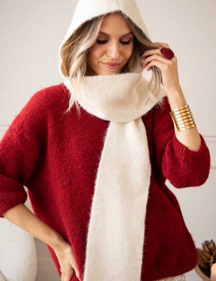 Face The Cold Beige - Scarf