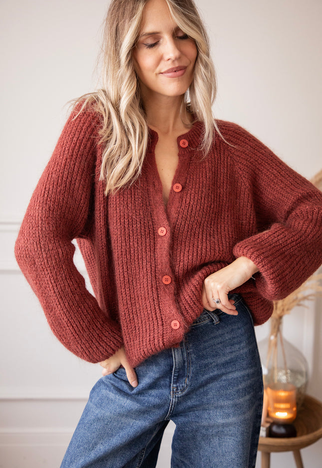 Feyre Wine - Cardigan