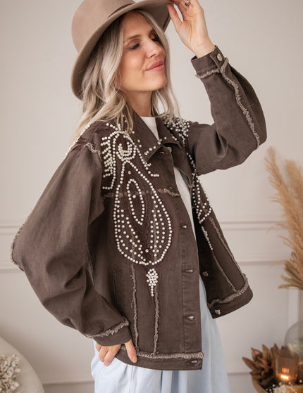 Louise Pearl Dark Brown - Jacket