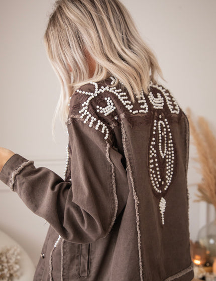 Louise Pearl Dark Brown - Jacket