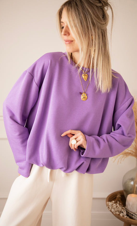 Soft Stretch Purple - Sweater