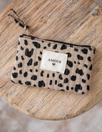 Amour Spots Taupe/Black - Pouch