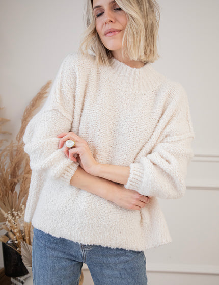 Amber Woolen Beige - Sweater