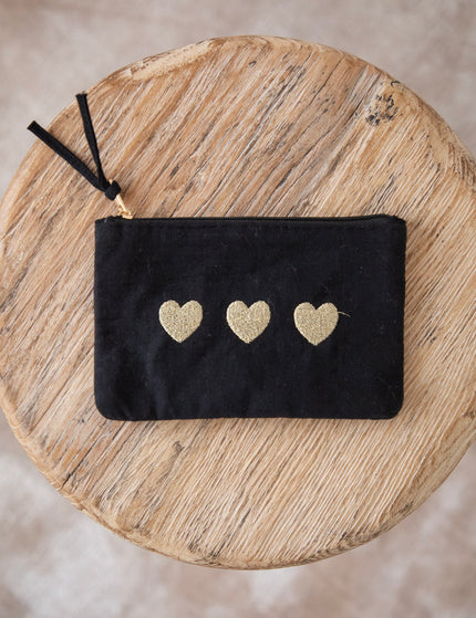 Love Love Love Black - Pouch