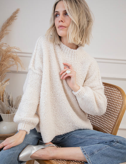 Amber Woolen Beige - Sweater