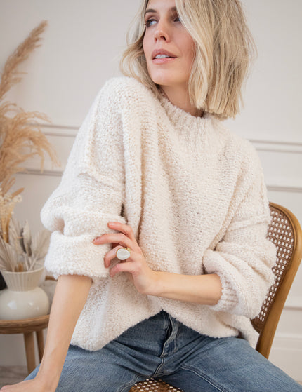 Amber Woolen Beige - Sweater