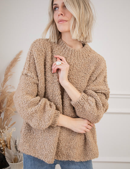 Amber Woolen Camel - Sweater