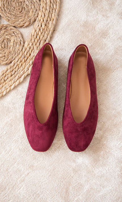 Fenna Burgundy - Flats