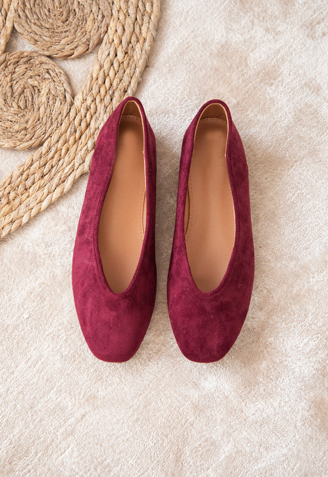 Fenna Burgundy - Flats