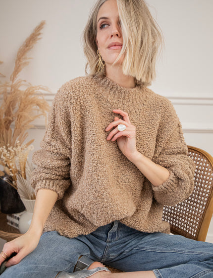 Amber Woolen Camel - Sweater