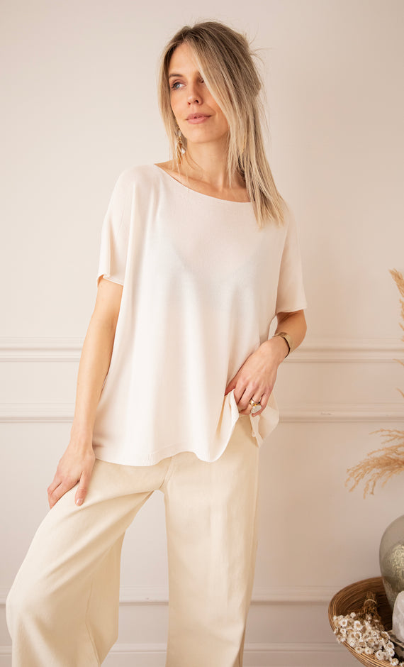 Yuna Beige - T-Shirt