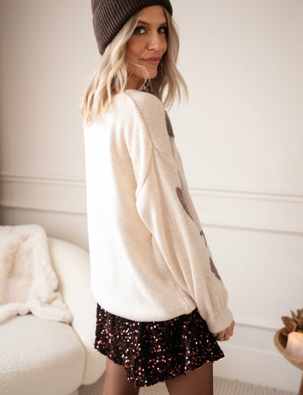 Complete My Heart Café Au Lait - Sweater