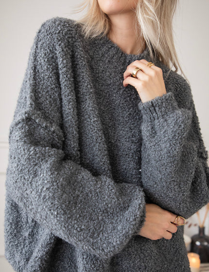 Amber Woolen Grey - Trui