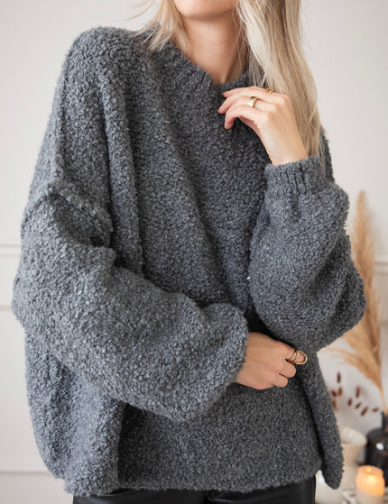 Amber Woolen Grey - Trui