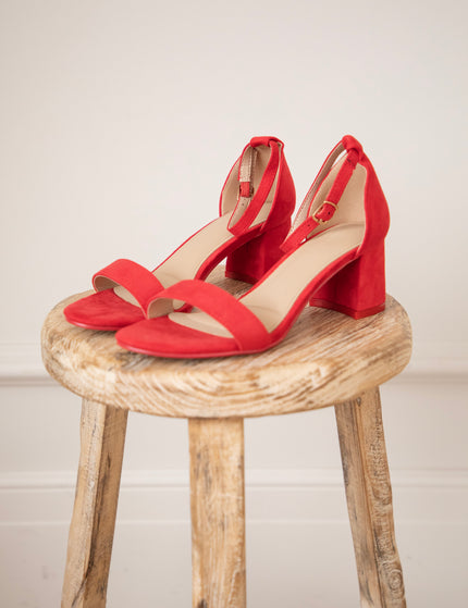 Statement Step Red - Heels