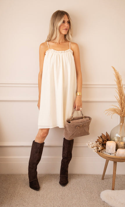 Franne  Beige - Jurk