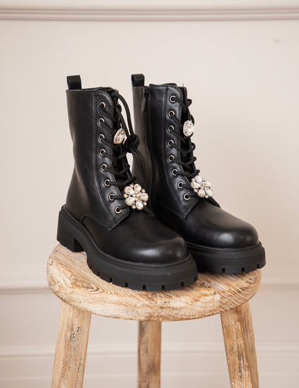 Belle Biker Black - Boots