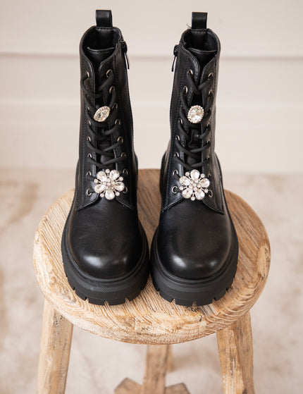 Belle Biker Black - Boots