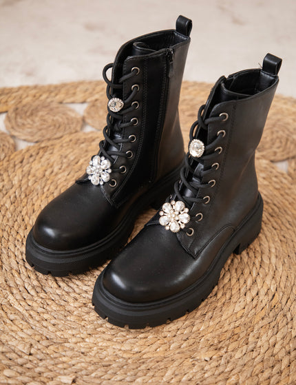 Belle Biker Black - Boots