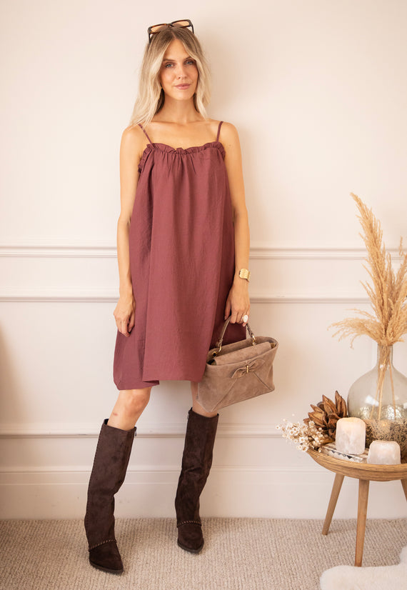 Franne Aubergine - Dress