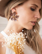 Wildflower Brown - Earrings