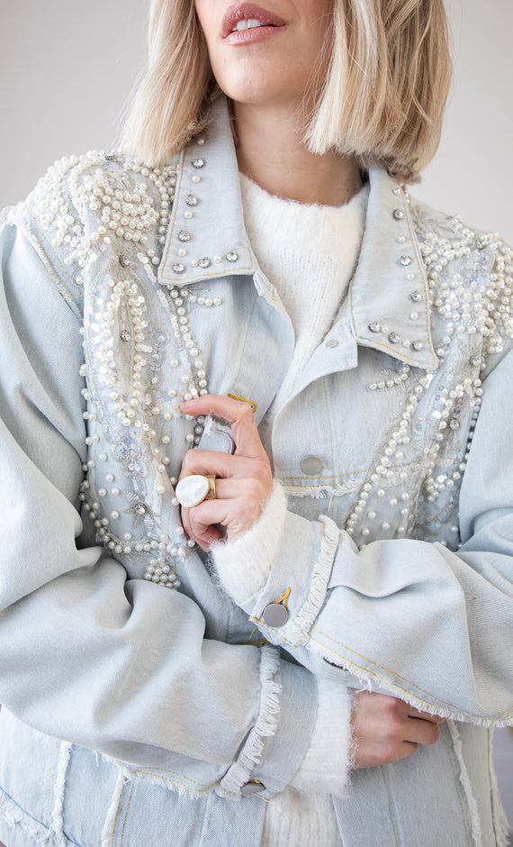 Louise Pearl Light Blue - Jacket