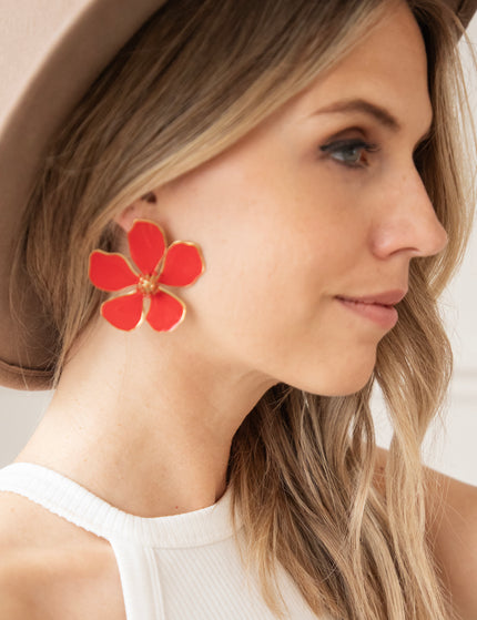 Wildflower Red - Earrings