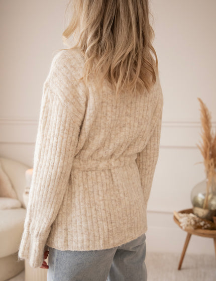 Pull Me Closer Beige - Vest