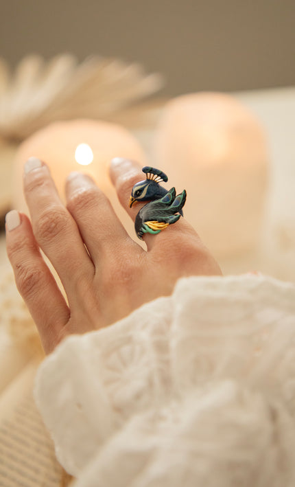 Peacock Blue - Ring