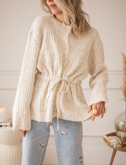 Pull Me Closer Beige - Vest