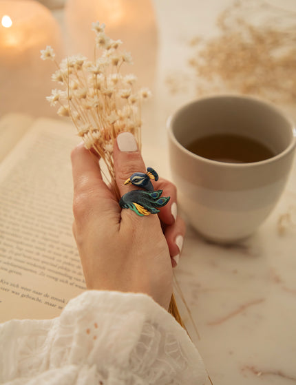 Peacock Blue - Ring