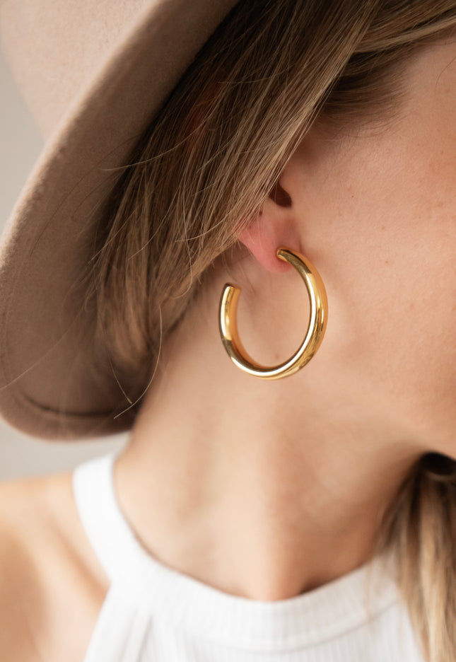 Lova Loop Gold - Earrings