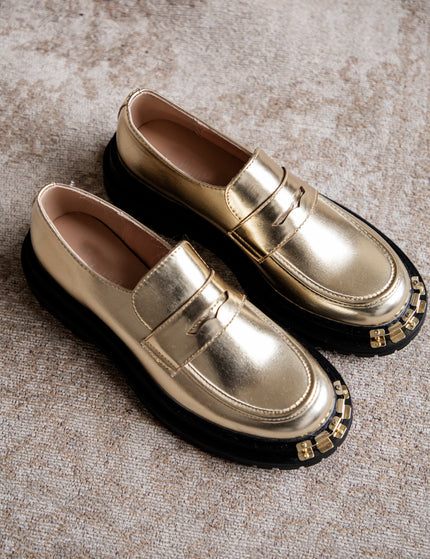 Rock Your World Gold - Loafers