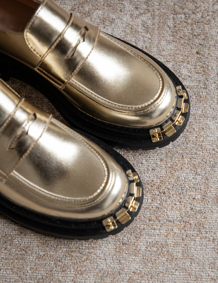 Rock Your World Gold - Loafers