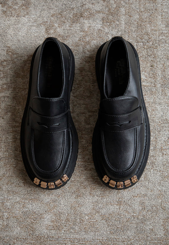 Rock Your World Black - Loafers