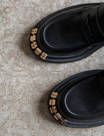 Rock Your World Black - Loafers