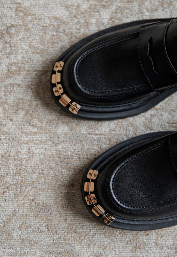 Rock Your World Black - Loafers