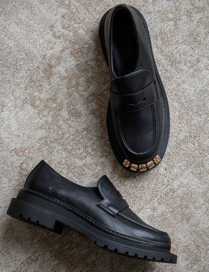 Rock Your World Black - Loafers